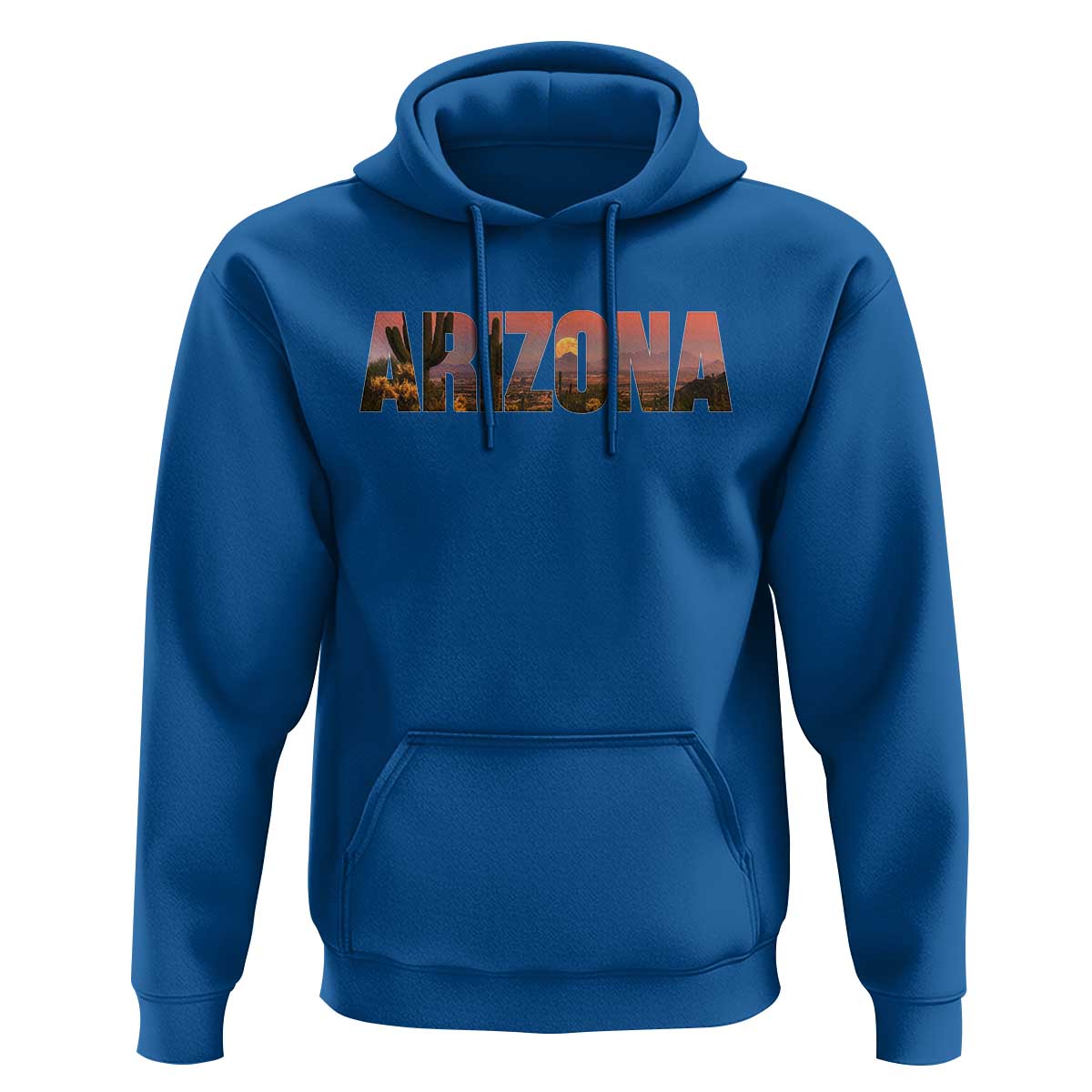 Arizona Photo Landscape Cactus Dessert Mountains Nature Hoodie