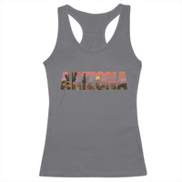 Arizona Photo Landscape Cactus Dessert Mountains Nature Racerback Tank Top