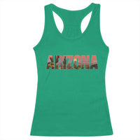 Arizona Photo Landscape Cactus Dessert Mountains Nature Racerback Tank Top