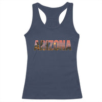 Arizona Photo Landscape Cactus Dessert Mountains Nature Racerback Tank Top