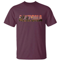 Arizona Photo Landscape Cactus Dessert Mountains Nature T Shirt