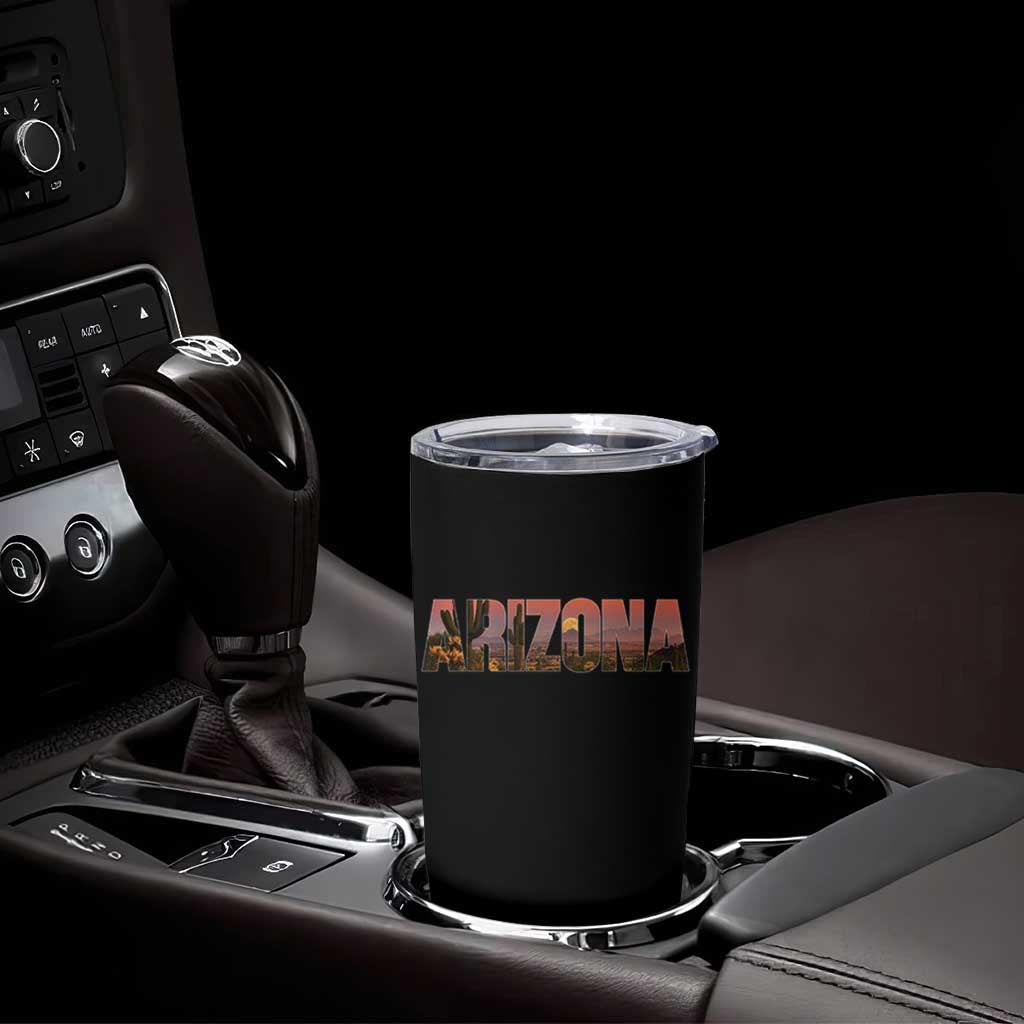 Arizona Photo Landscape Cactus Dessert Mountains Nature Tumbler Cup
