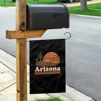 Arizona Desert Sunset Saguaro Cactus Mountains Nature Lover Garden Flag