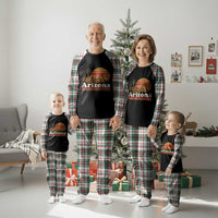 Arizona Desert Sunset Saguaro Cactus Mountains Nature Lover Plaid Pajama Set