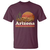 Arizona Desert Sunset Saguaro Cactus Mountains Nature Lover T Shirt
