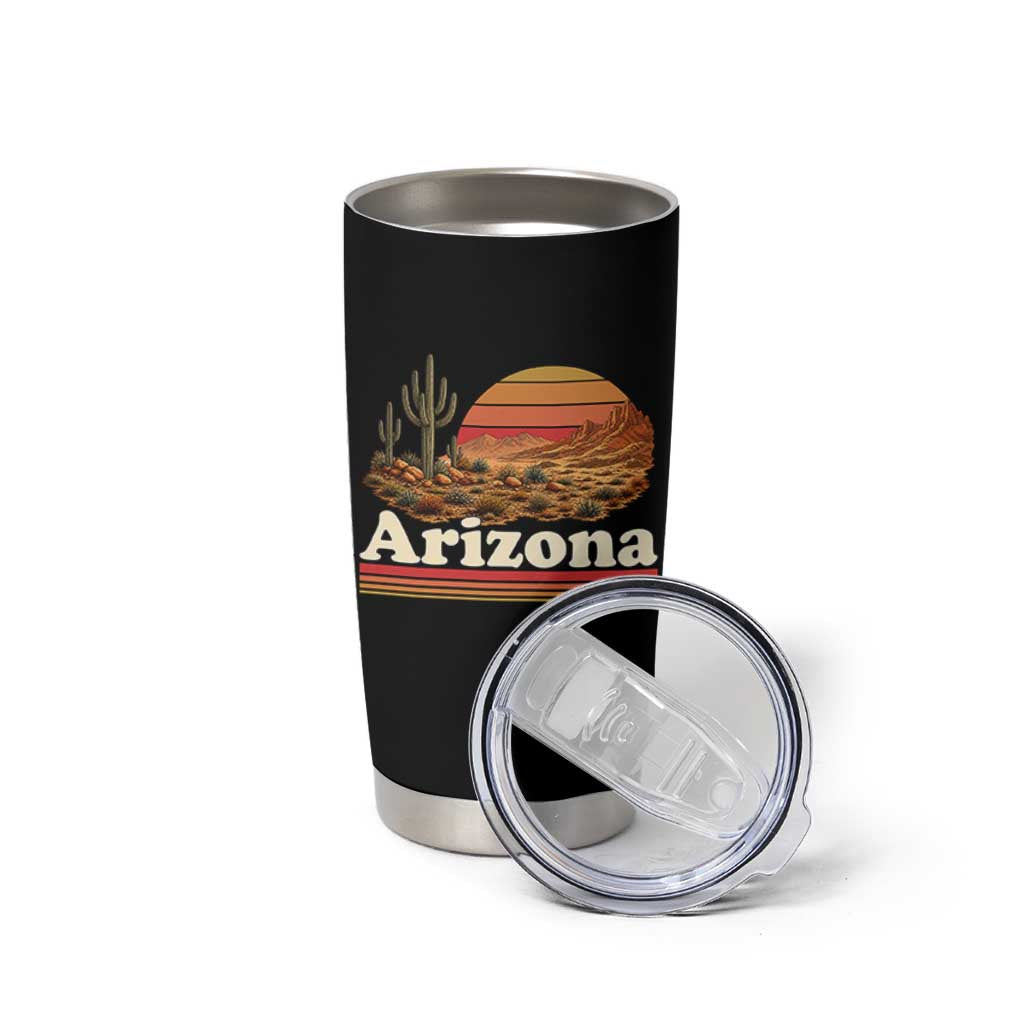 Arizona Desert Sunset Saguaro Cactus Mountains Nature Lover Tumbler Cup