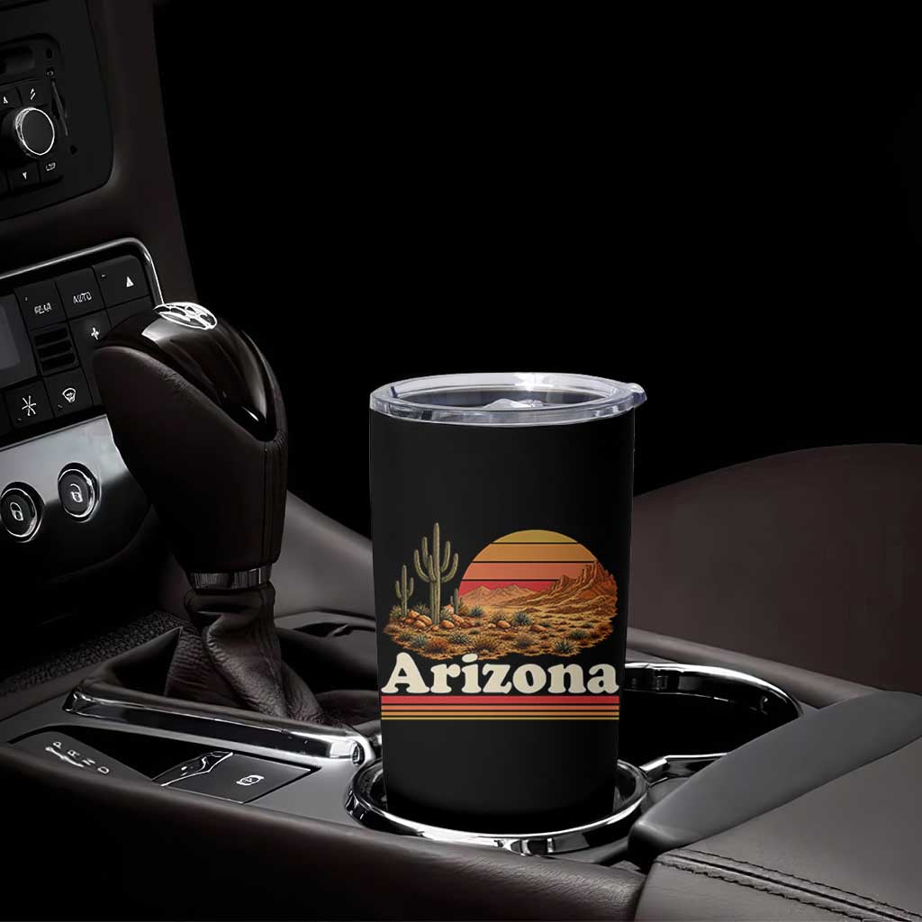 Arizona Desert Sunset Saguaro Cactus Mountains Nature Lover Tumbler Cup