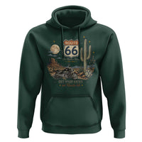 Highway 66 Get Your Kicks Centennial Road Trip Hoodie Vintage 1976 American Cruiser Motorcycle Lover 100th Anniversary Gift