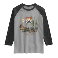 Highway 66 Get Your Kicks Centennial Road Trip Raglan Shirt Vintage 1976 American Cruiser Motorcycle Lover 100th Anniversary Gift