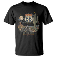 Highway 66 Get Your Kicks Centennial Road Trip T Shirt Vintage 1976 American Cruiser Motorcycle Lover 100th Anniversary Gift