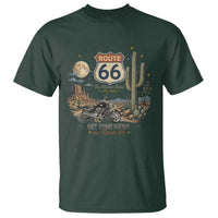 Highway 66 Get Your Kicks Centennial Road Trip T Shirt Vintage 1976 American Cruiser Motorcycle Lover 100th Anniversary Gift