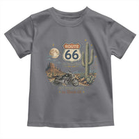 Highway 66 Get Your Kicks Centennial Road Trip Toddler T Shirt Vintage 1976 American Cruiser Motorcycle Lover 100th Anniversary Gift