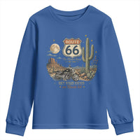 Highway 66 Get Your Kicks Centennial Road Trip Youth Sweatshirt Vintage 1976 American Cruiser Motorcycle Lover 100th Anniversary Gift