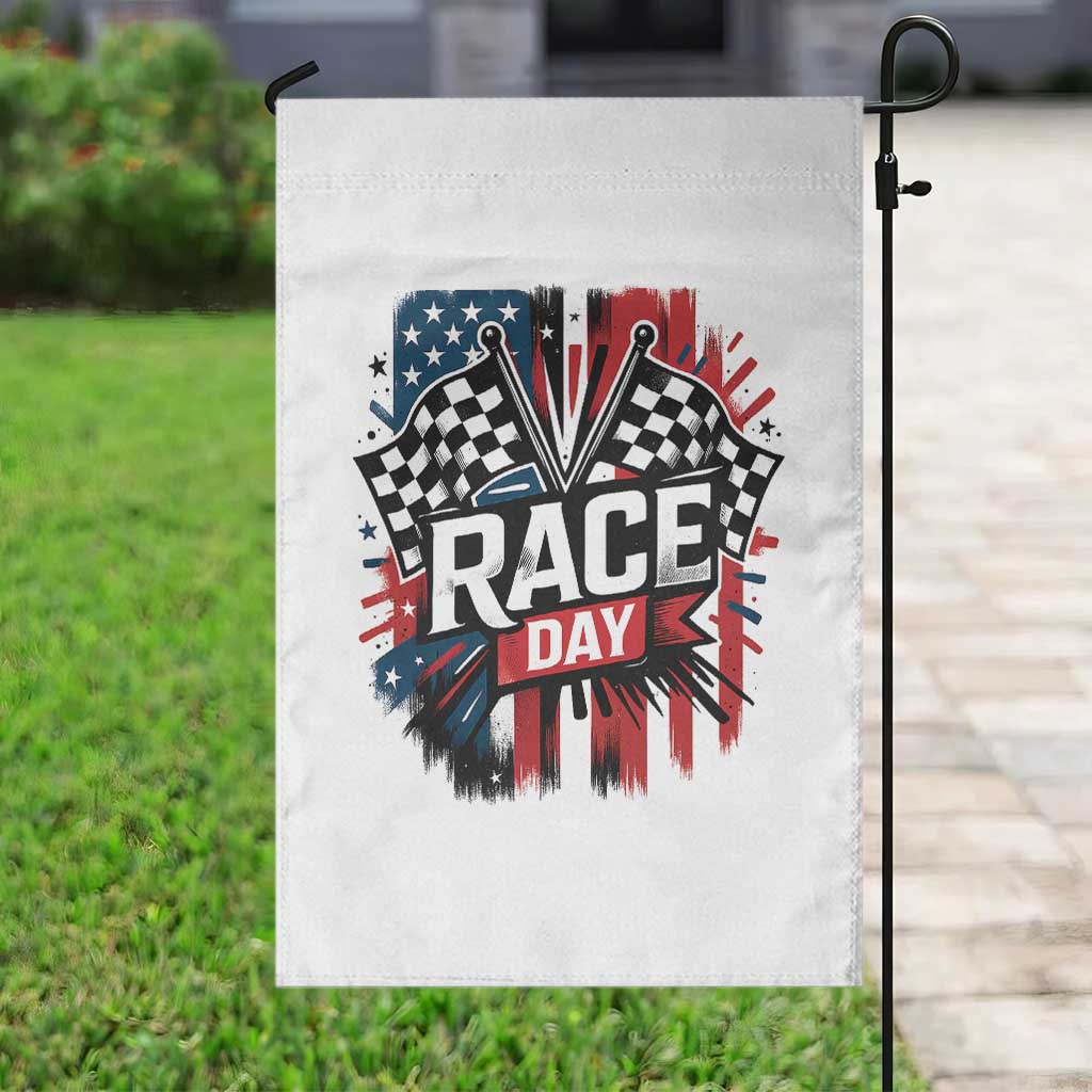 Checkered Flag Racing Garden Flag Race Day Team Lover - Wonder Print Shop