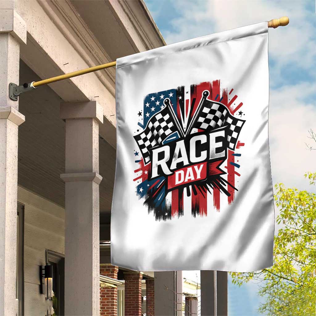 Checkered Flag Racing Garden Flag Race Day Team Lover - Wonder Print Shop