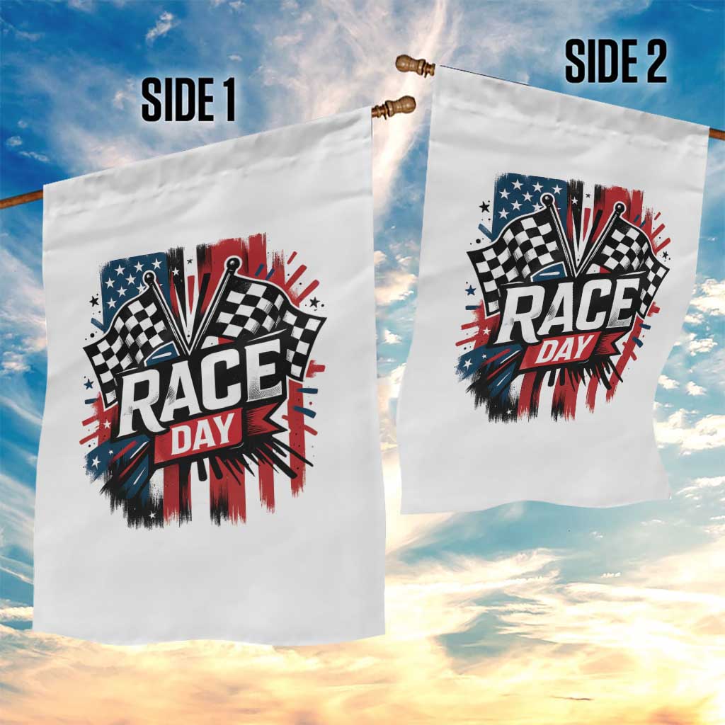 Checkered Flag Racing Garden Flag Race Day Team Lover - Wonder Print Shop