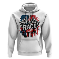 Checkered Flag Racing Hoodie Race Day Team Lover - Wonder Print Shop