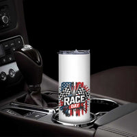 Checkered Flag Racing Skinny Tumbler Race Day Team Lover