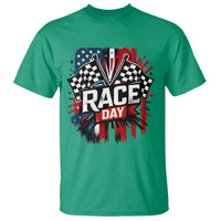 Checkered Flag Racing T Shirt Race Day Team Lover - Wonder Print Shop