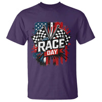 Checkered Flag Racing T Shirt Race Day Team Lover - Wonder Print Shop