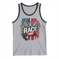Checkered Flag Racing Tank Top Race Day Team Lover - Wonder Print Shop