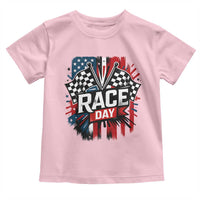 Checkered Flag Racing Toddler T Shirt Race Day Team Lover - Wonder Print Shop