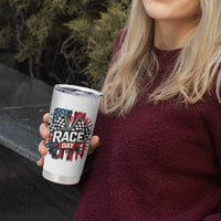 Checkered Flag Racing Tumbler Cup Race Day Team Lover