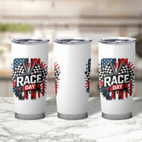 Checkered Flag Racing Tumbler Cup Race Day Team Lover