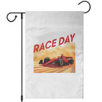 Vintage Racing Formula Car Garden Flag - Wonder Print Shop