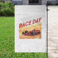 Vintage Racing Formula Car Garden Flag - Wonder Print Shop