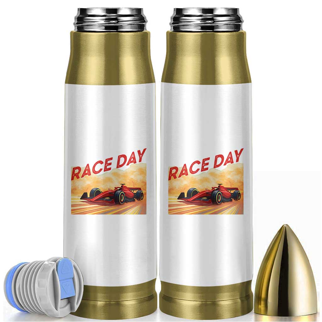Vintage Racing Formula Car Bullet Tumbler