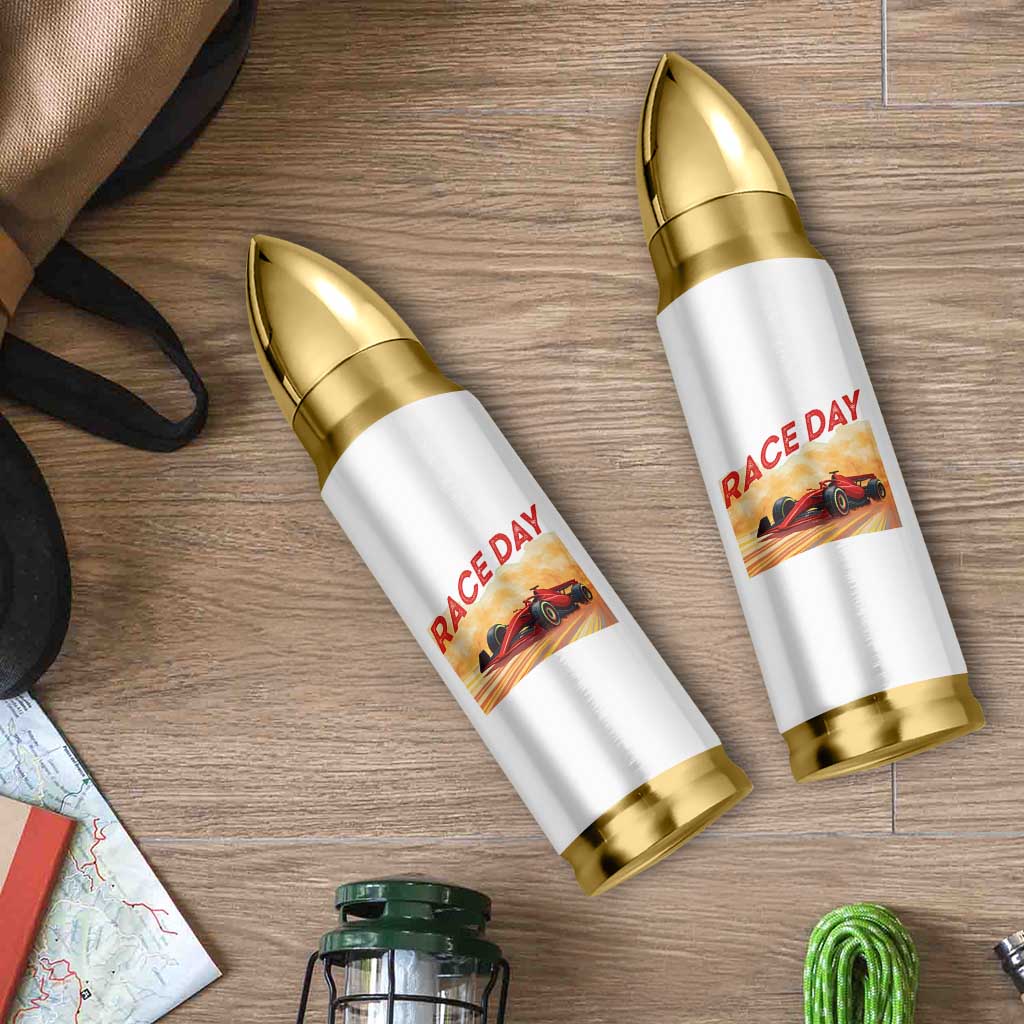 Vintage Racing Formula Car Bullet Tumbler