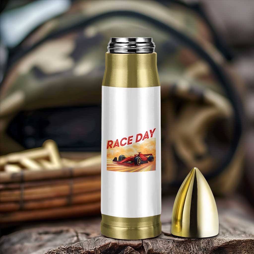 Vintage Racing Formula Car Bullet Tumbler