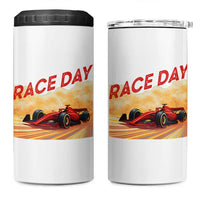 Vintage Racing Formula Car 4 in 1 Can Cooler Tumbler
