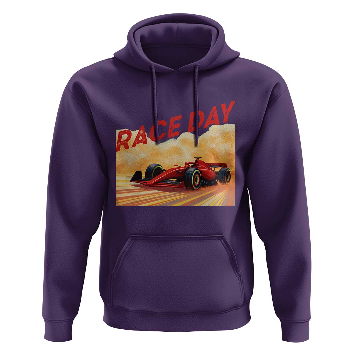 Vintage Racing Formula Car Hoodie - Wonder Print Shop