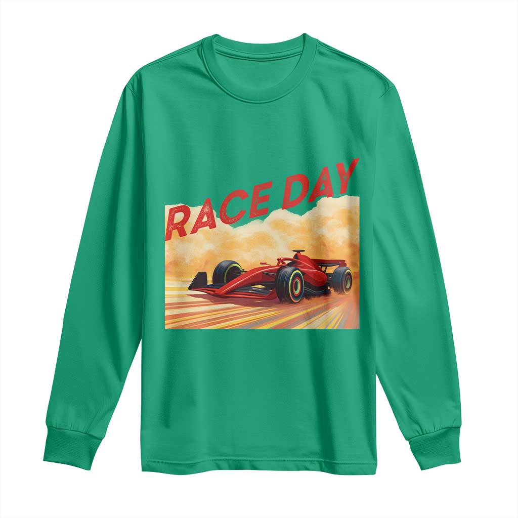 Vintage Racing Formula Car Long Sleeve Shirt - Wonder Print Shop