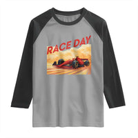 Vintage Racing Formula Car Raglan Shirt - Wonder Print Shop