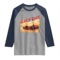 Vintage Racing Formula Car Raglan Shirt - Wonder Print Shop