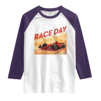 Vintage Racing Formula Car Raglan Shirt - Wonder Print Shop