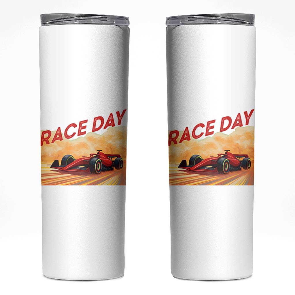 Vintage Racing Formula Car Skinny Tumbler