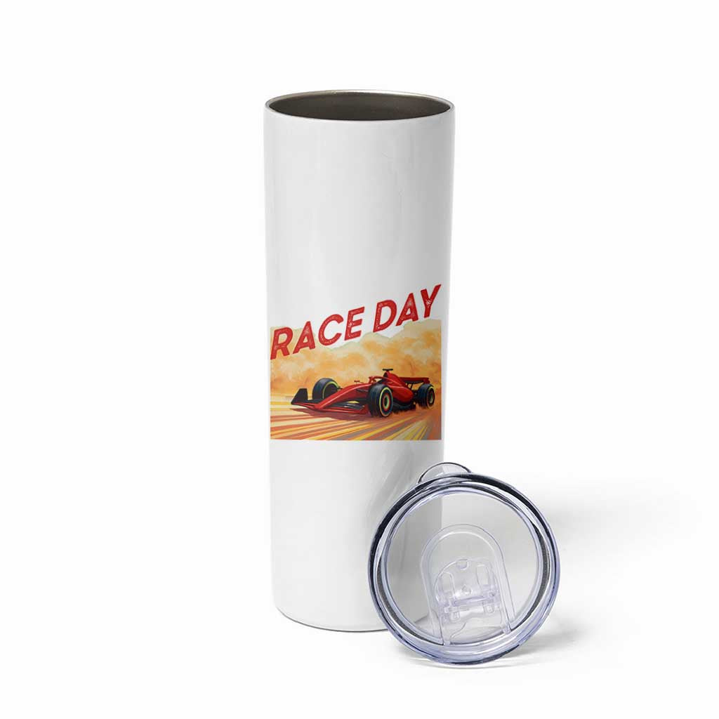 Vintage Racing Formula Car Skinny Tumbler