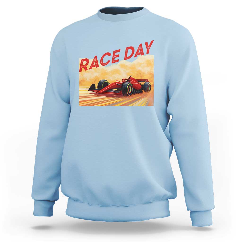 Vintage Racing Formula Car Sweatshirt - Wonder Print Shop