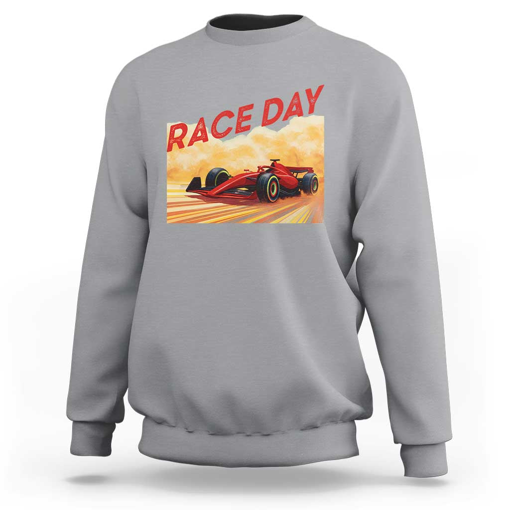 Vintage Racing Formula Car Sweatshirt - Wonder Print Shop