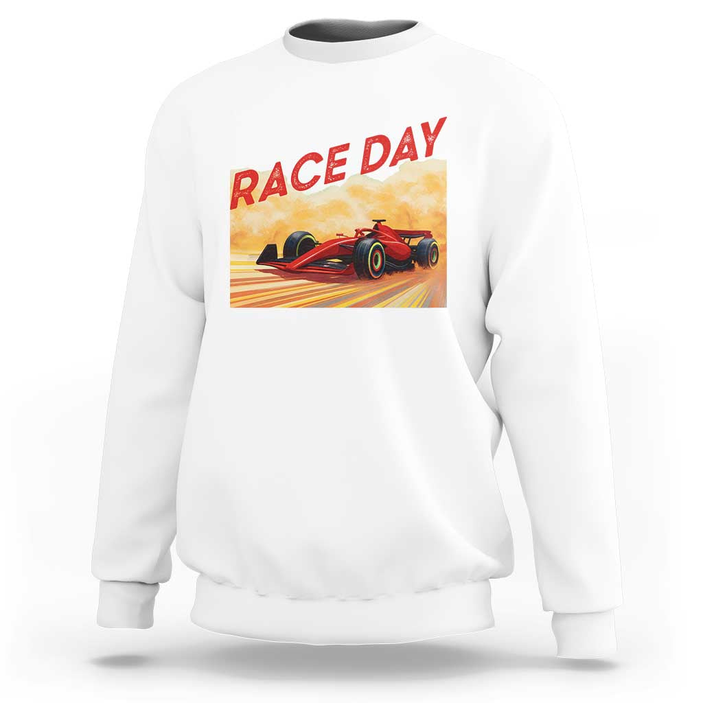 Vintage Racing Formula Car Sweatshirt - Wonder Print Shop