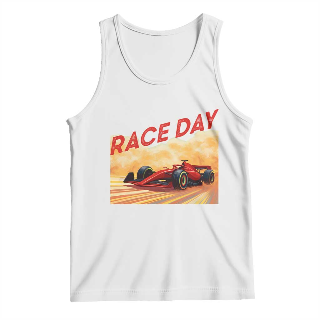 Vintage Racing Formula Car Tank Top - Wonder Print Shop
