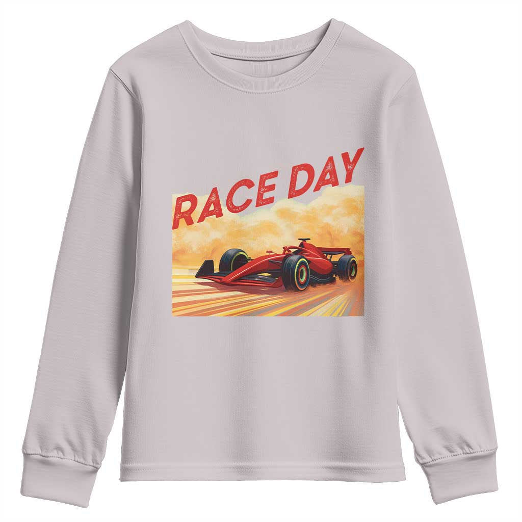 Vintage Racing Formula Car Youth Sweatshirt - Wonder Print Shop
