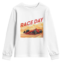 Vintage Racing Formula Car Youth Sweatshirt - Wonder Print Shop