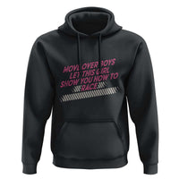 Racing Girl Hoodie Move Over Boys Funny Quote - Wonder Print Shop