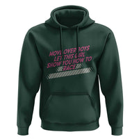 Racing Girl Hoodie Move Over Boys Funny Quote - Wonder Print Shop