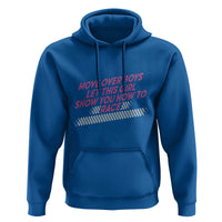 Racing Girl Hoodie Move Over Boys Funny Quote - Wonder Print Shop